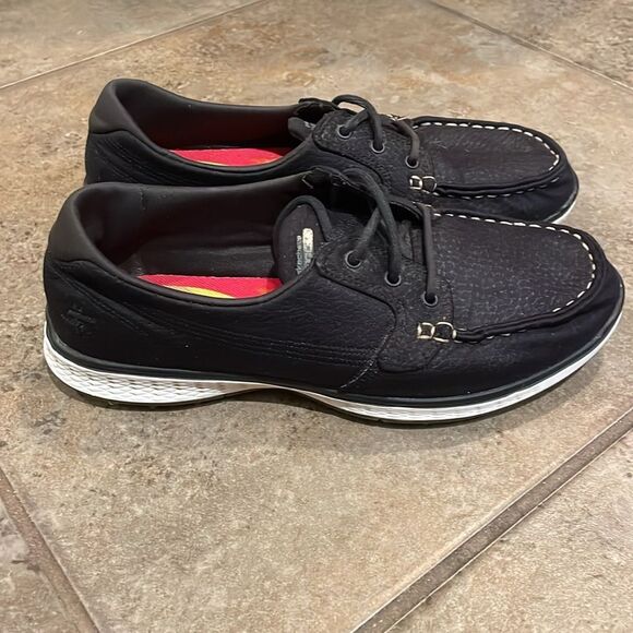 Skechers GOGA Max Black Spikeless Go Golf Shoes Womens Size 7.5 Lightweight - Picture 7 of 12